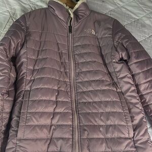 puffer jacket purple